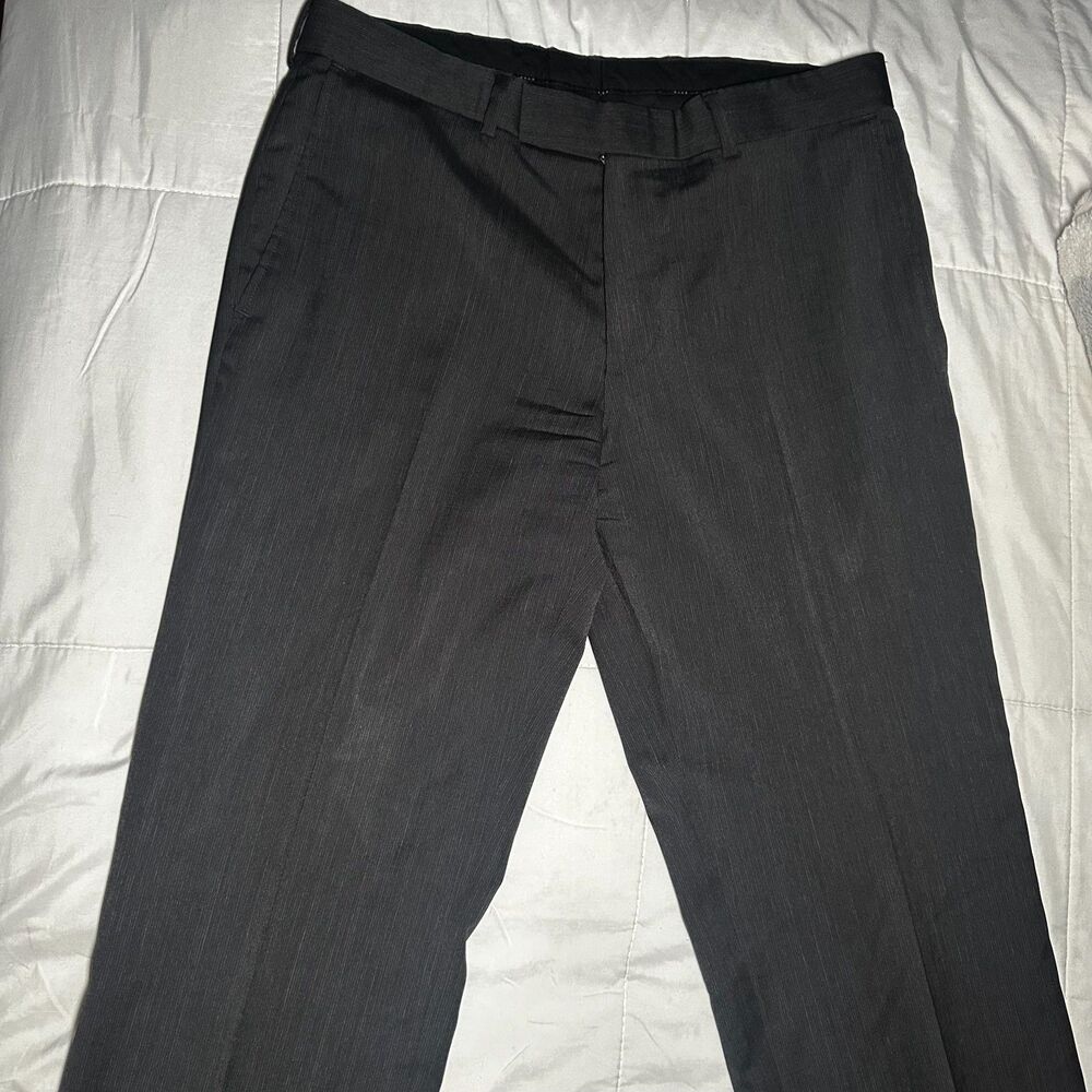 Hugo Boss Dress Pants 38S Mens Grey wool